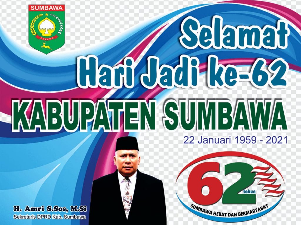 Iklan HUT Ke-62 Kabupaten Sumbawa Oleh Sekretariat DPRD Kabupaten Sumbawa