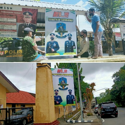 Polres Sumbawa Sosialisasikan Lomba Kampung Sehat NTB Jilid II