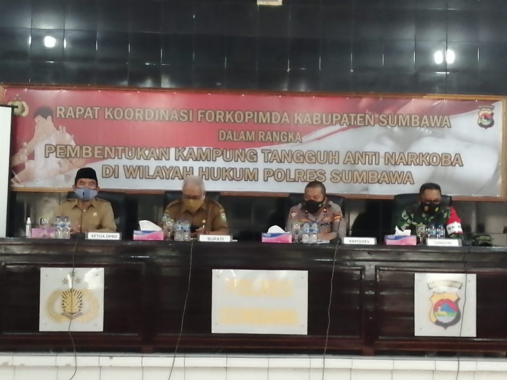 Waka 1 DPRD Sumbawa, Mohamad Ansori Dukung Pembentukan Kampung Tangguh Anti Narkoba