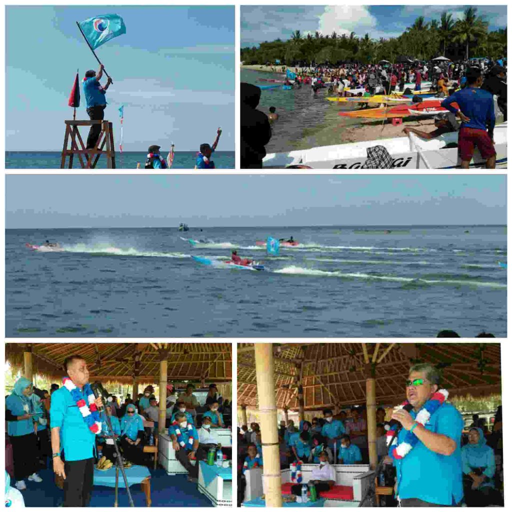 Waketum DPN partai Gelora, H. Fahri Hamzah Tutup Event Gelora Boat Race 2021