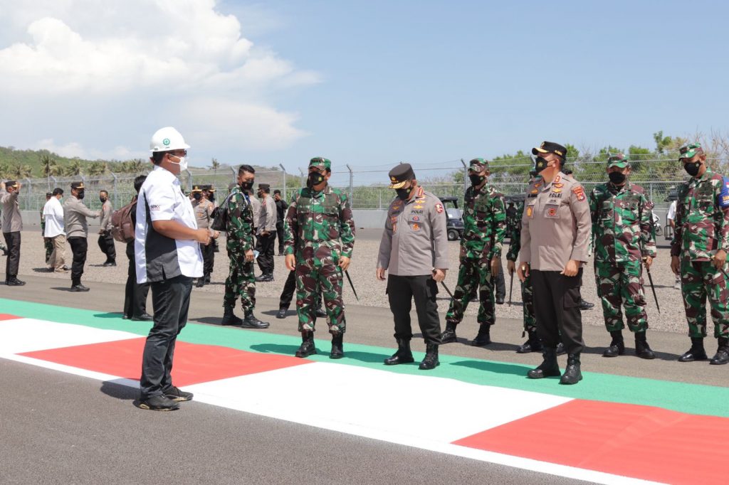 Kapolri dan Panglima TNI Berkunjung ke Sirkuit, Kapolri: Perketat Prokes Karena Akan Banyak Tamu Yang Akan Datang