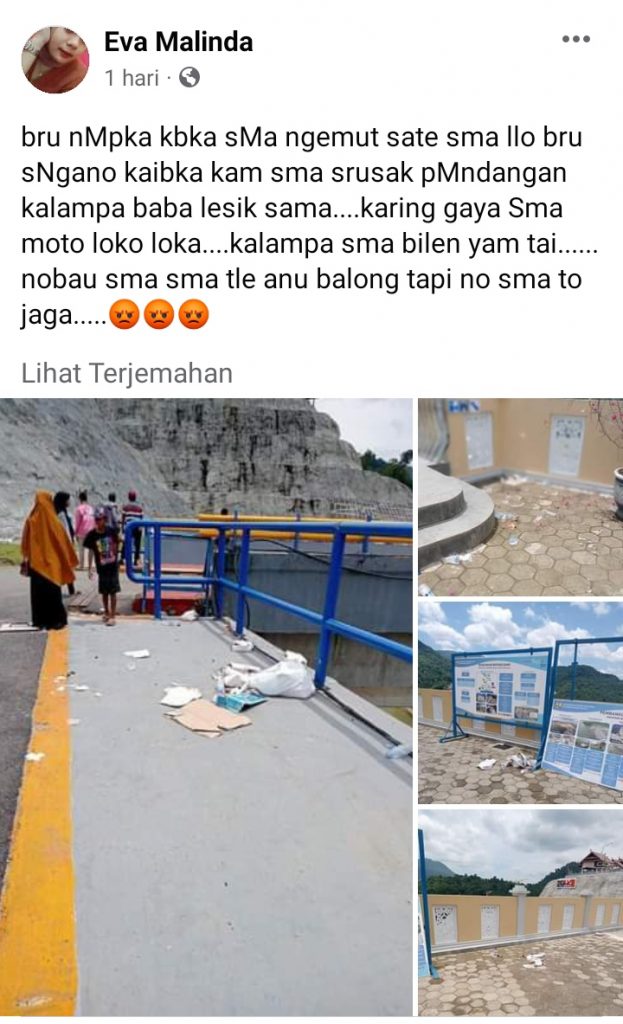 APKSB Sayangkan Pengunjung Buang Sampah ” Sembarangan ” Di Bintang Bano