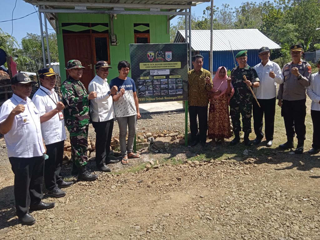 TMMD 114 Desa Senayan KSB Sukses Dilaksanakan, Danrem 162/WB Pimpin Upacara Penutupan