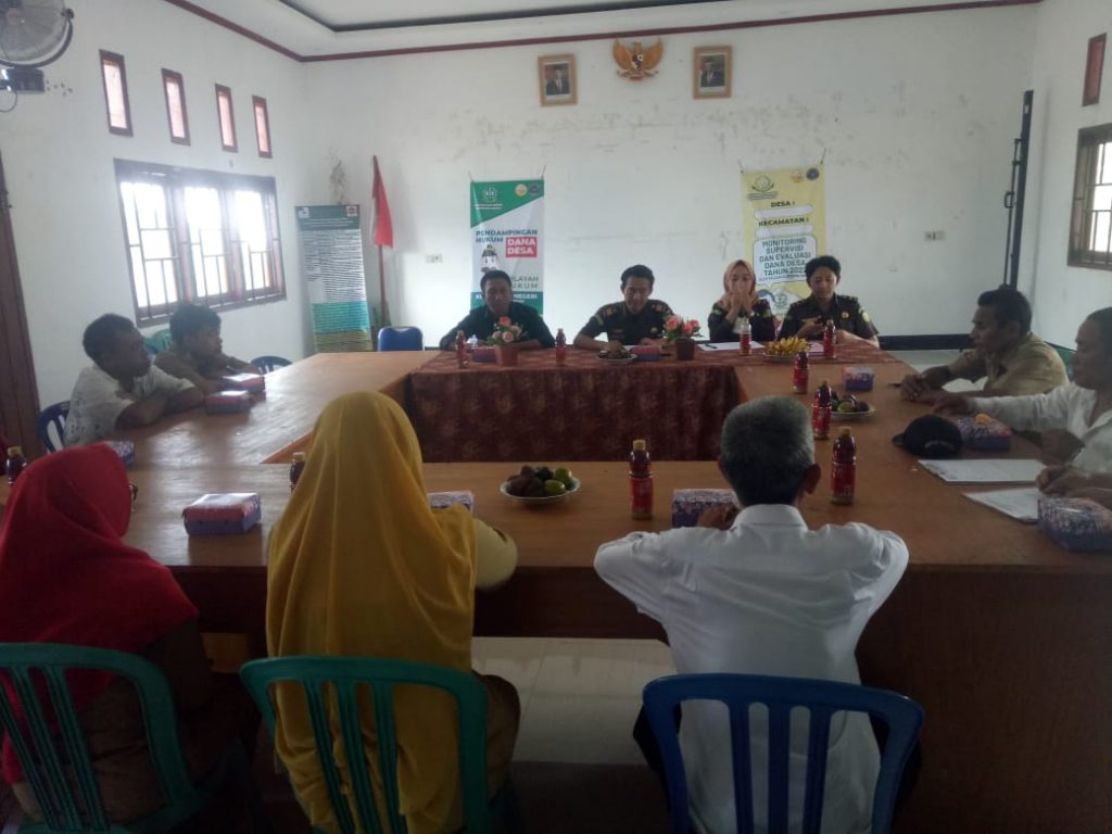 Program Jaksa Masuk Desa, Kejari KSB Lakukan Supervisi dan Monitoring Di Desa Tambak Sari