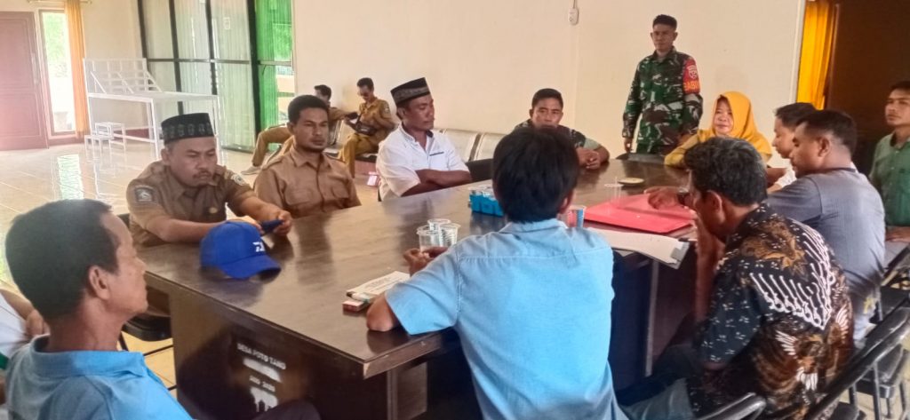 Camat Poto Tano Hadiri Tahapan Penetapan Cakes Desa Poto Tano 