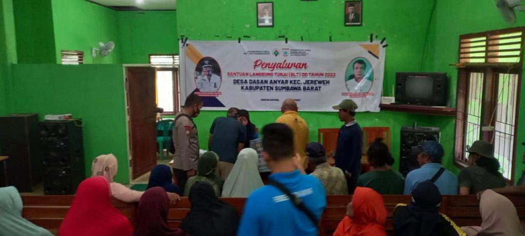 Desa Dasan Anyar, Salurkan BLT Triwulan 4 Ke 95 KPM
