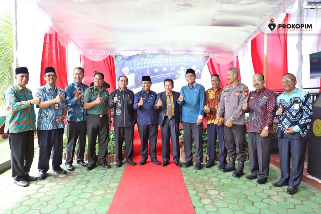 WABUP HADIRI PENANDATANGANAN MOU BERBAGAI PIHAK DENGAN PENGADILAN AGAMA TALIWANG