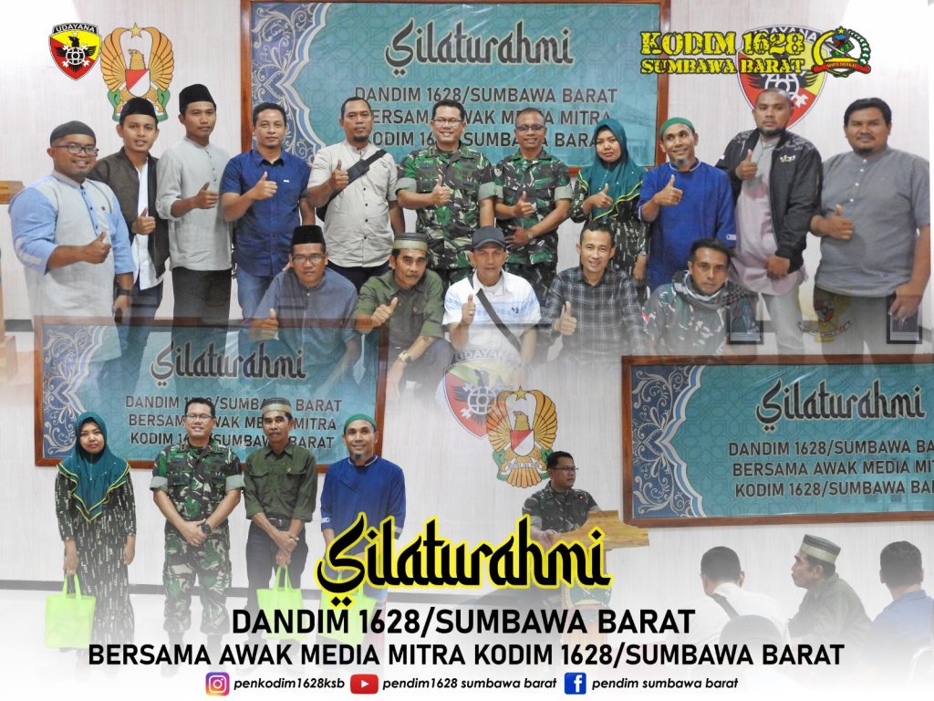 Silaturahmi Media, Dandim Sumbawa Barat Harapkan Sinergitas Yang Kuat.