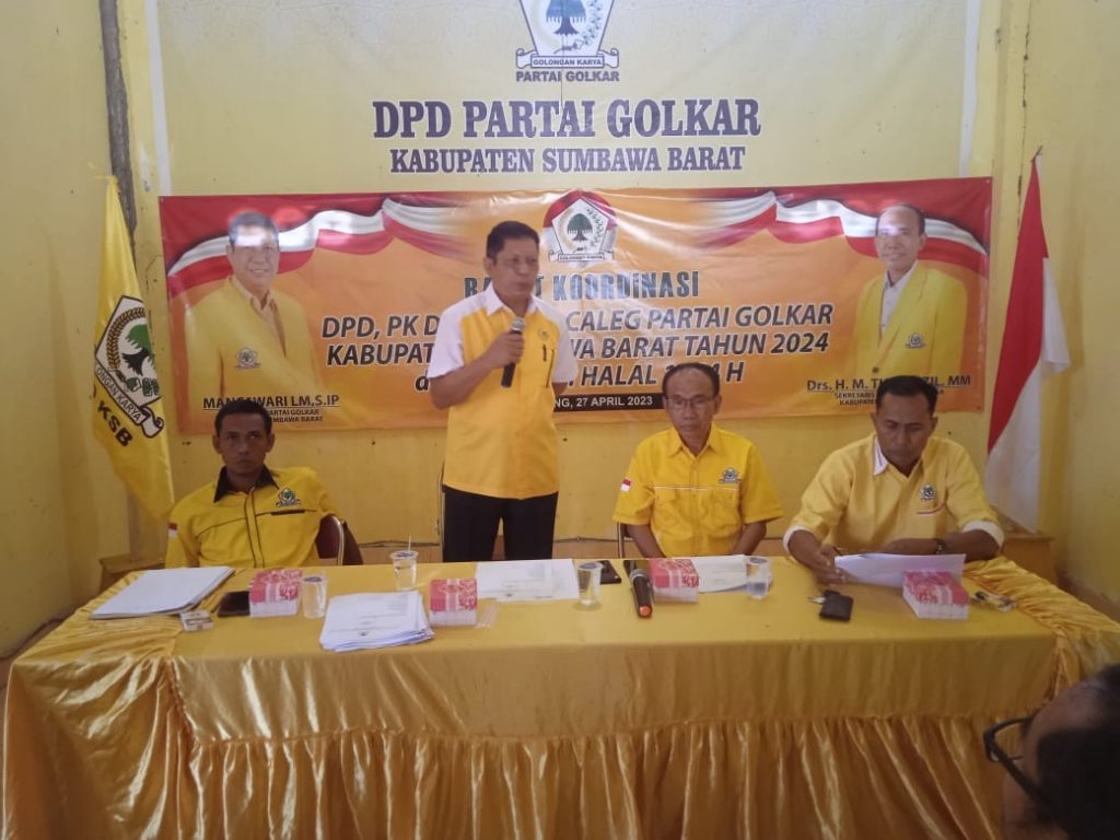 DPD II Golkar Sumbawa Barat Gelar Rakor Perkuat Sinergitas Antarbacaleg Tingkat Kabupaten dan Provinsi