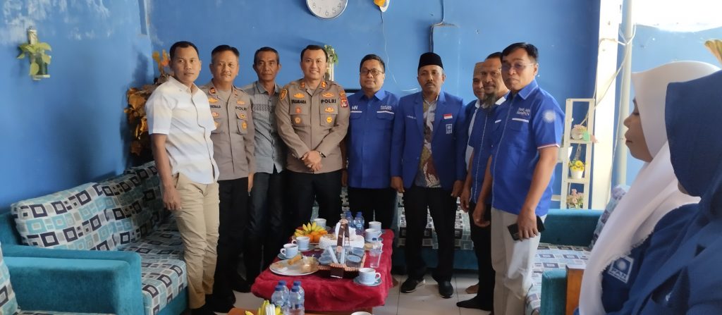 Bangun Sinergitas, Kapolres KSB Sambangi DPD PAN KSB.