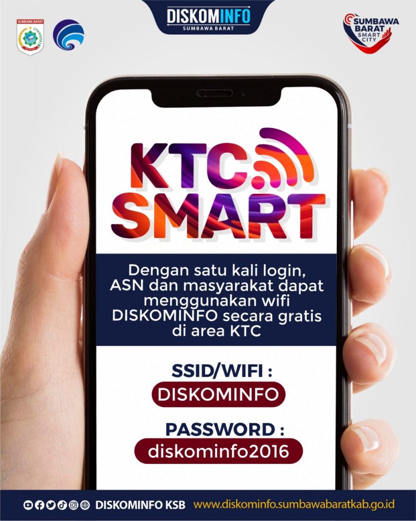 Diskominfo KSB Sediakan Layanan Internet Gratis di Area KTC