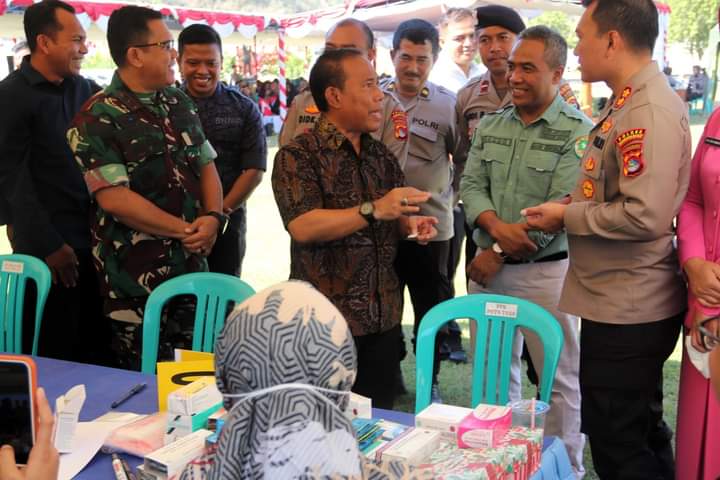 BLUD Asy-Syifa KSB, Gelar Pemeriksaan Kesehatan Gratis, Pada Acara Pengabdian TNI dan POLRI Alumni AKABRI ’89