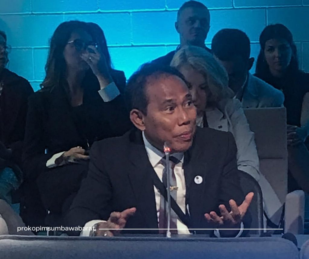 BUPATI KSB PAPARKAN MODEL PEMERINTAHAN TERBUKA  DI HADAPAN PESERTA OGP SUMMIT