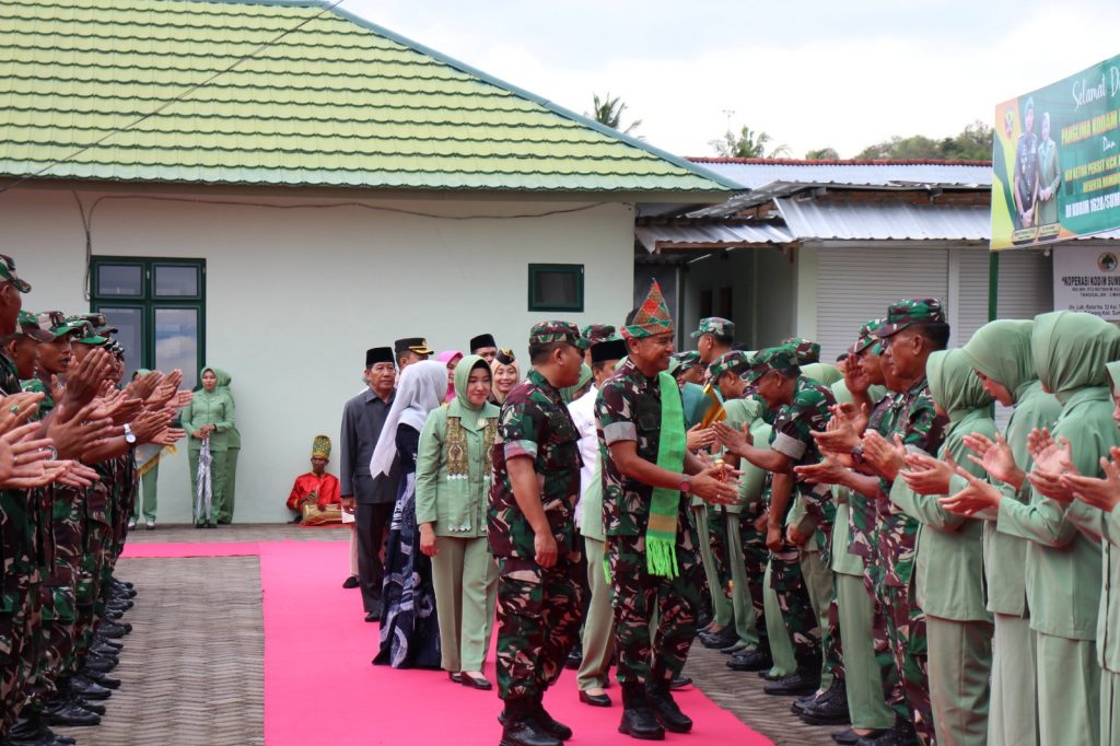 Dandim 1628/SB Sambut Kunker Pangdam IX/Udayana Di Tana Pariri Lema Bariri