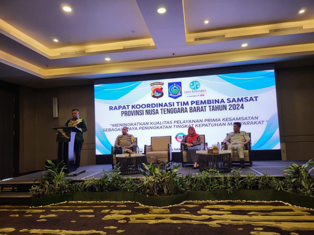 Dirlantas Polda NTB Hadiri Rapat Koordinasi Pembina Samsat NTB