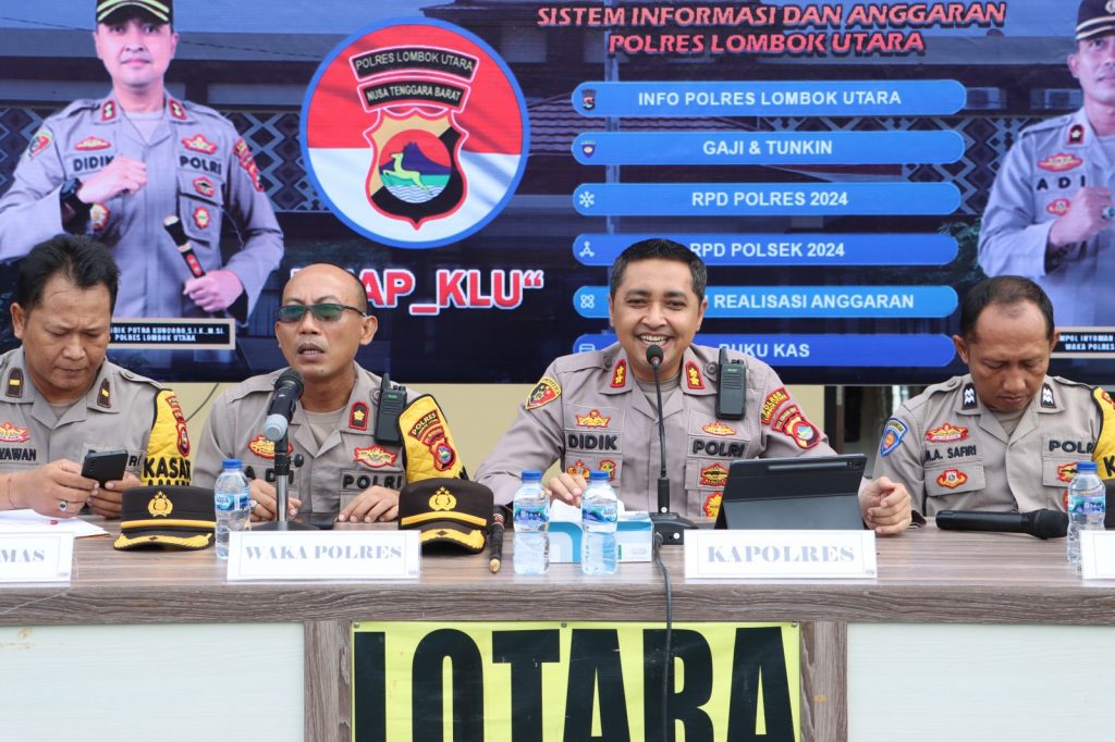 Dukung Program Polri Presisi, Kapolres Lombok Utara Luncurkan Aplikasi SIAP KLU