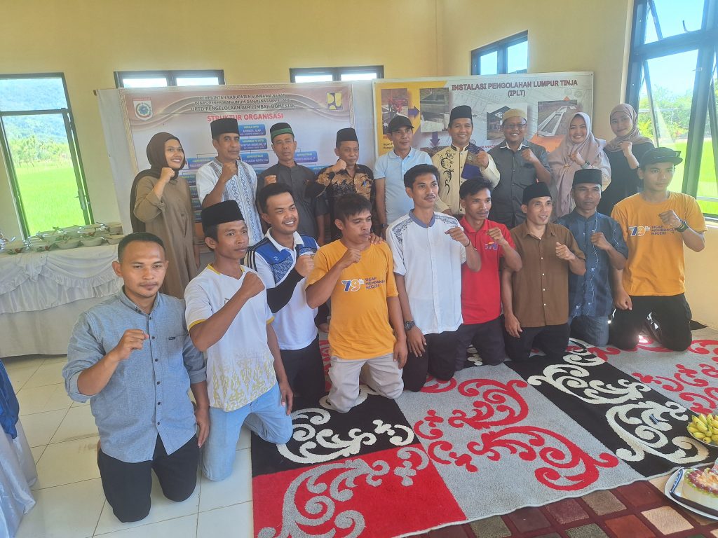 Kadis PUPR KSB, Resmikan UPTD IPAL Domestik Diwilayah Roropedi Banjar.