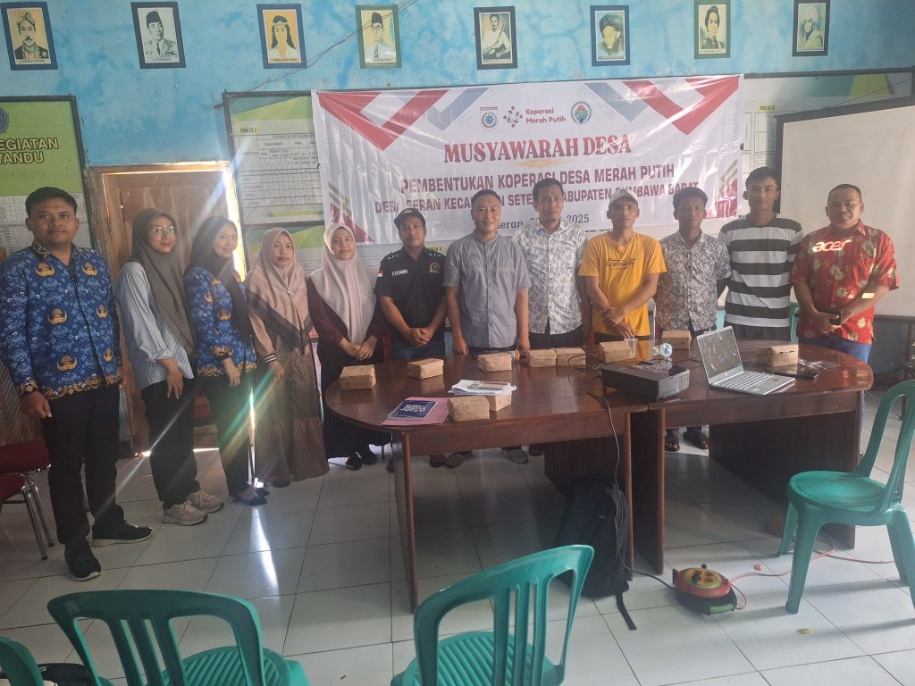 Koperasi Merah Putih Desa Seran Resmi Terbentuk