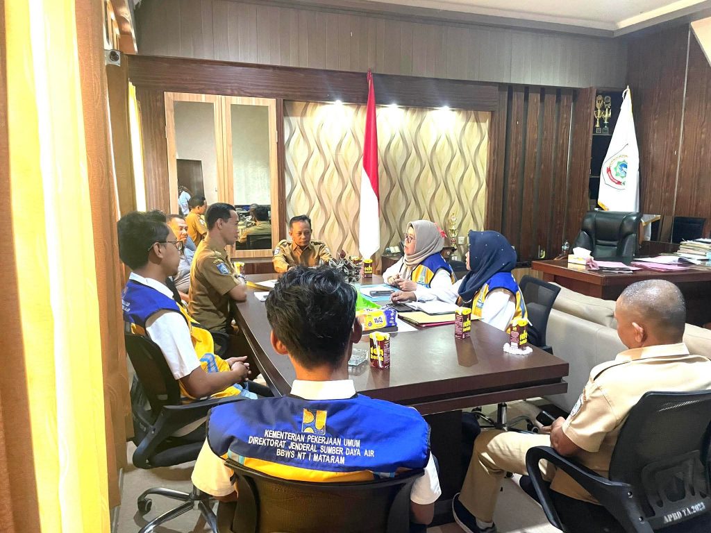 BBWS NT I Pulau Sumbawa , Sambangi Dinas PUPR KSB Untuk Verifikasi Program Percepatan Peningkatan Tata Guna Air Irigasi