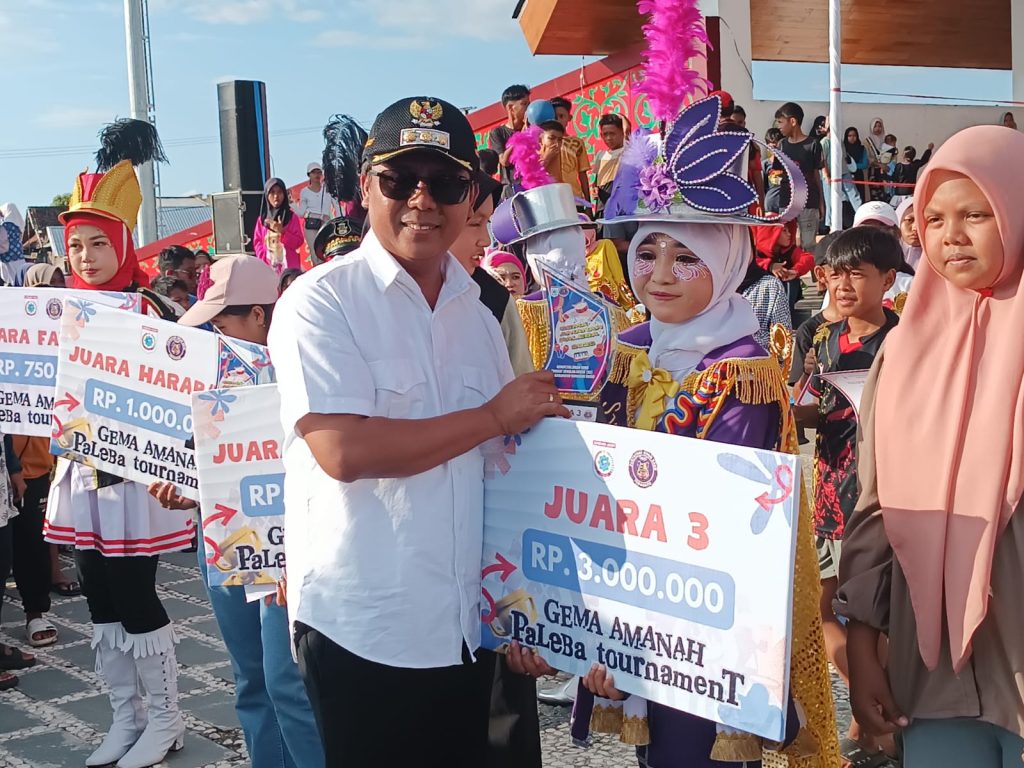 Bupati Tutup Kompetisi Drum Band Antar Sekolah Dasar Se-KSB ”Gema Amanah, Paleba Tournament 2025 “