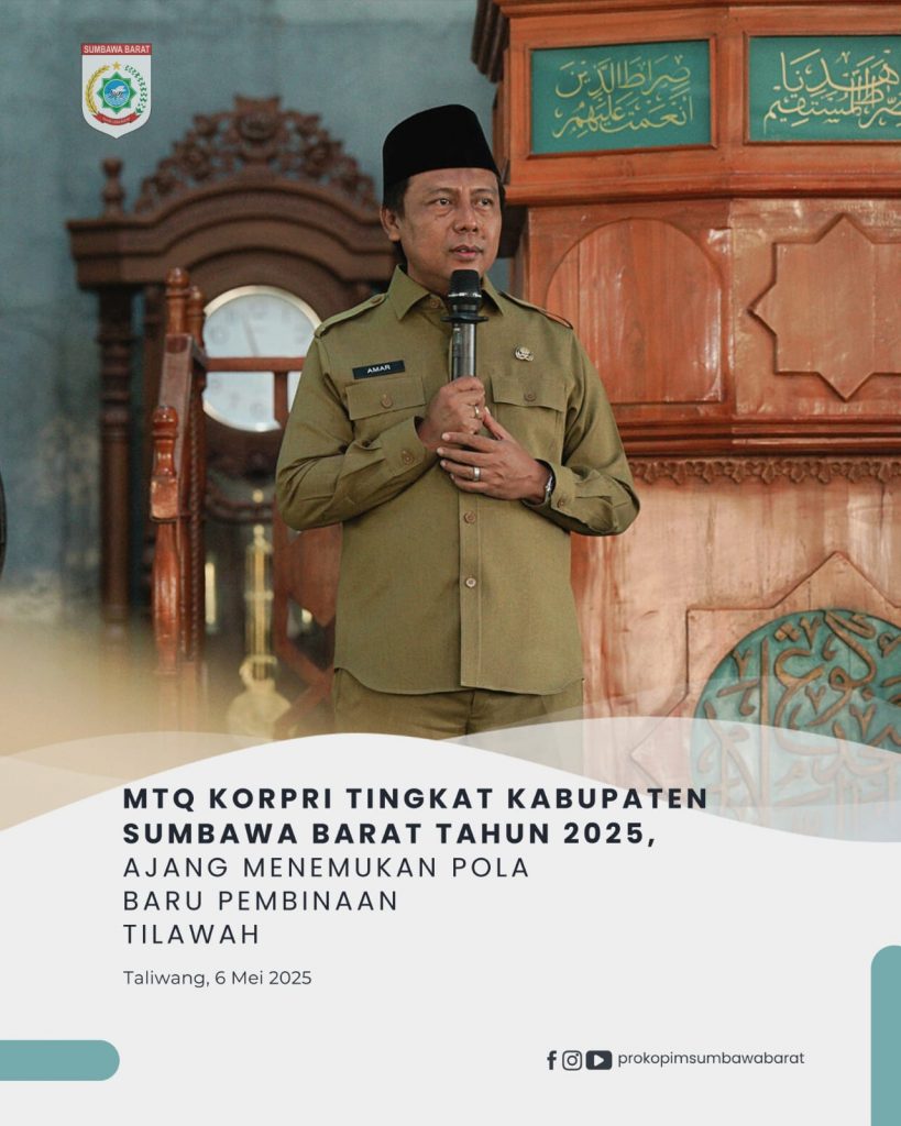 MTQ Kopri Tingkat KSB tahun 2025, Sebagai Ajang Menemukan Pola Baru Dalam Membina Para Tilawah Kabupaten Sumbawa Barat