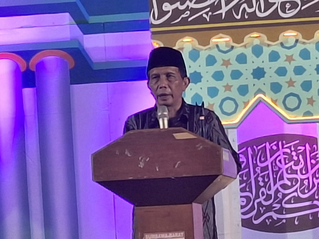 MTQ Ke XXI Tingkat Kecamatan Taliwang Berpusat Di Desa Lalar Liang Sukses Digelar, ” Desain Panggung Utama Terlihat Megah “