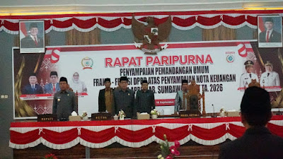 7 Fraksi Menyetujui APBD 2026 Untuk Dilanjutkan ke Proses Pembahasan