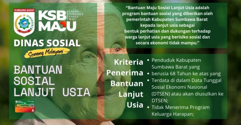 Ferial.S.Km : Kartu KSB Maju Sosial Lansia, Dapat Bantuan Rp 250 Ribu / Bulan