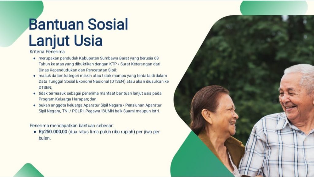 Kadisos :Anggaran KSB Maju Sosial Untuk Bantuan Lansia Rp 5.619.250.000 Tahun 2025
