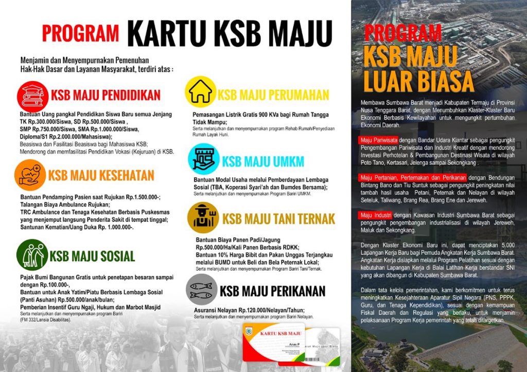Kadisos KSB : Kartu KSB Maju Sosial, Mampu Mengurai Masalah Sosial dan Memutus Mata Rantai Kemiskinan
