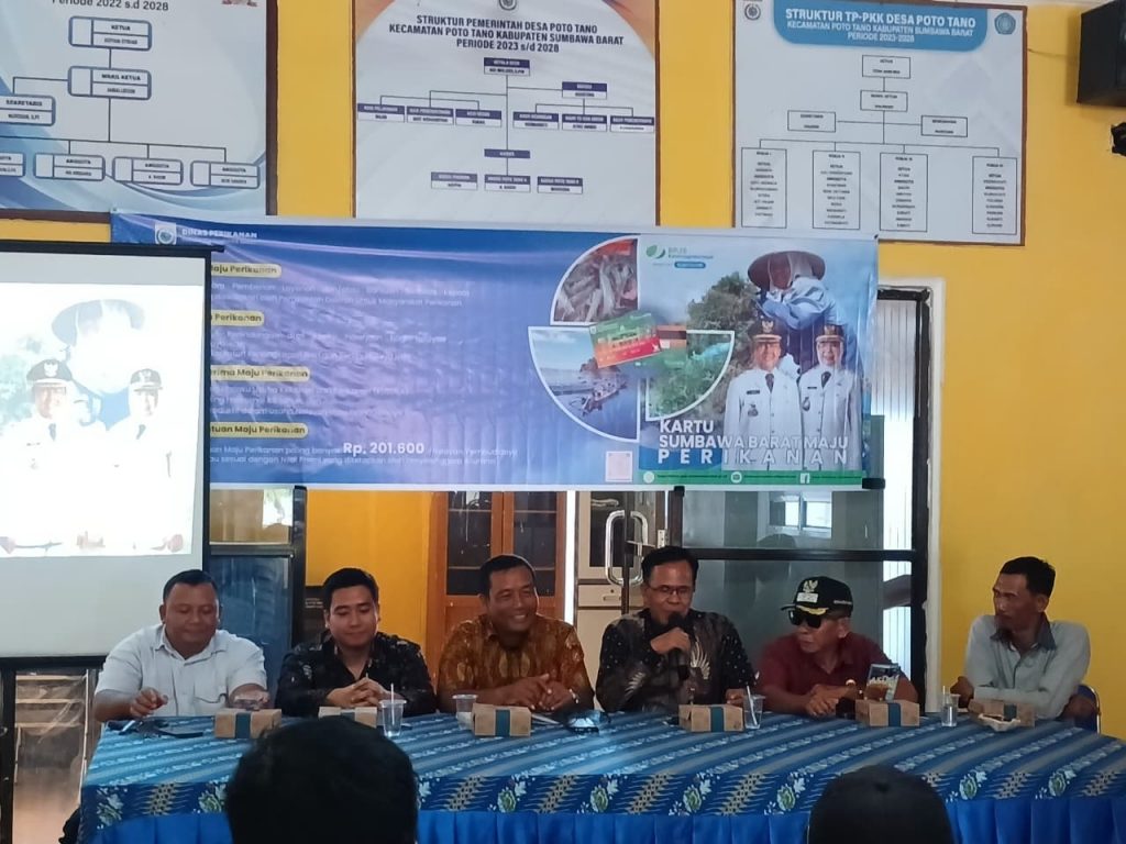 Pemdes Poto Tano Gelar Sosialisasi Manfaat Kartu KSB Maju Ke Masyarakat