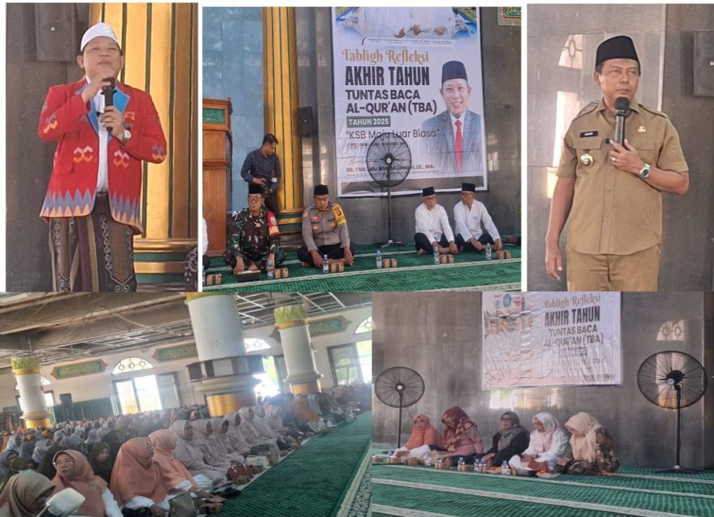 Pemda KSB Gelar Tabligh Refleksi Akhir Tahun Tuntas Baca Alqur’an Bersama Ustad DR.TGH.L.AHMAD .ZAENURI.LC.,MA